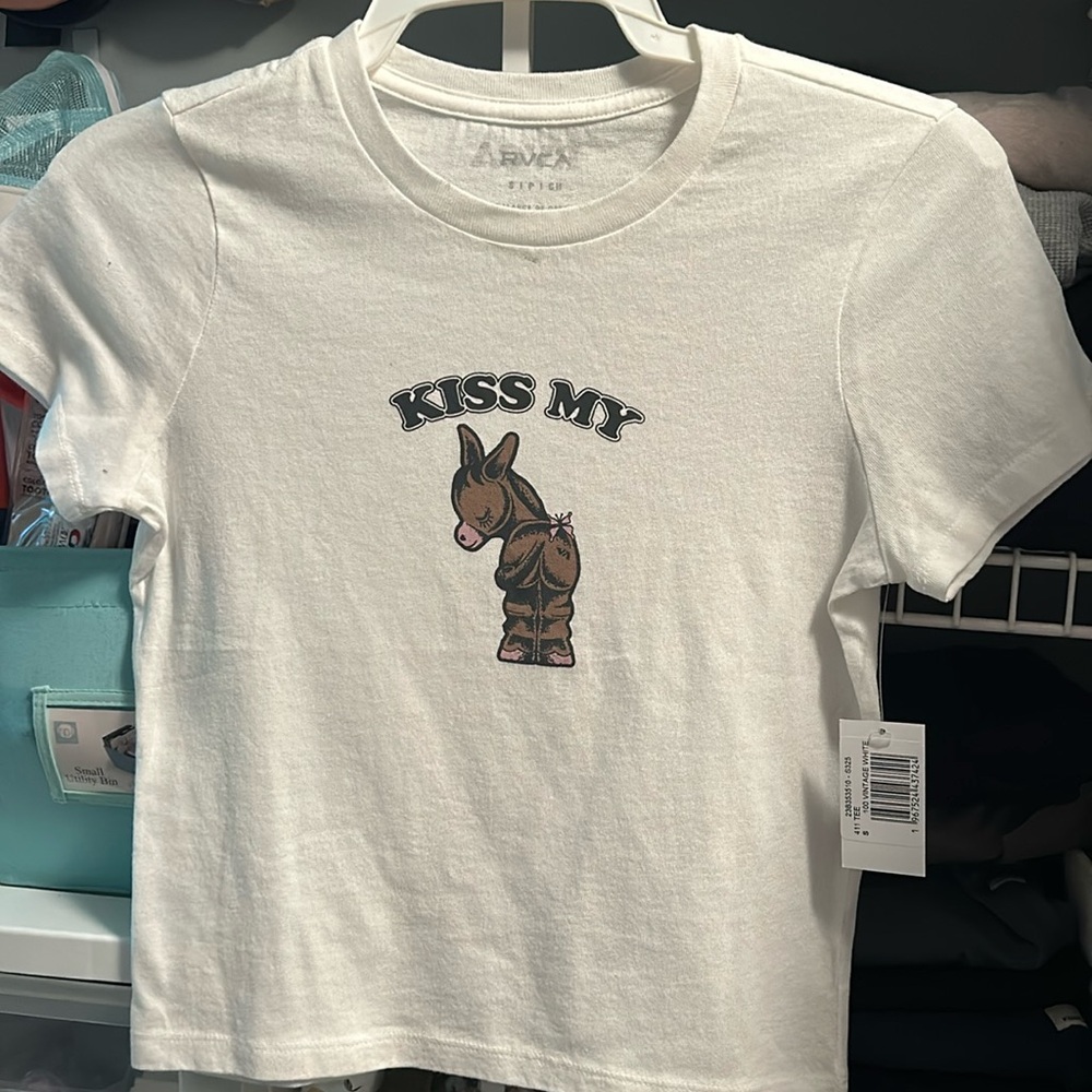 Rvca women’s baby ss tee